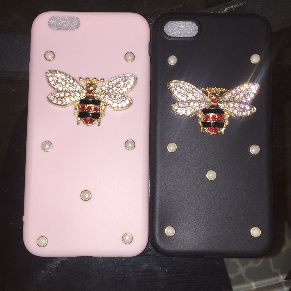 Pearl bee iPhone case